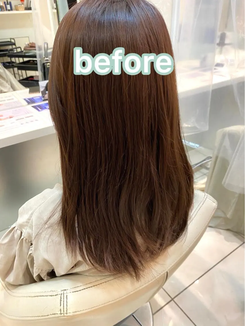 セミロング 🌈髪質改善/縮毛矯 正特化🌈鈴木一寿のヘアスタイル
