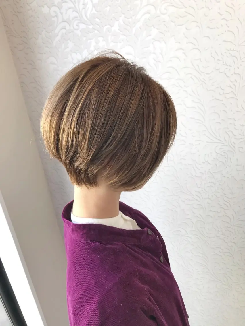 ショート カット ヘアカラー トリートメント ショート＆ボブ ヒロシのヘアスタイル