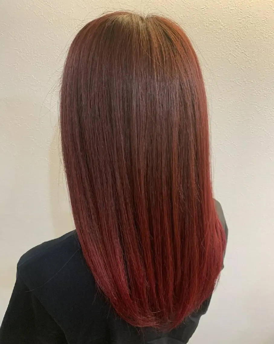 ロング カラー ブリーチ 髪質改善 Stirmaison RYUSEIのヘアスタイル
