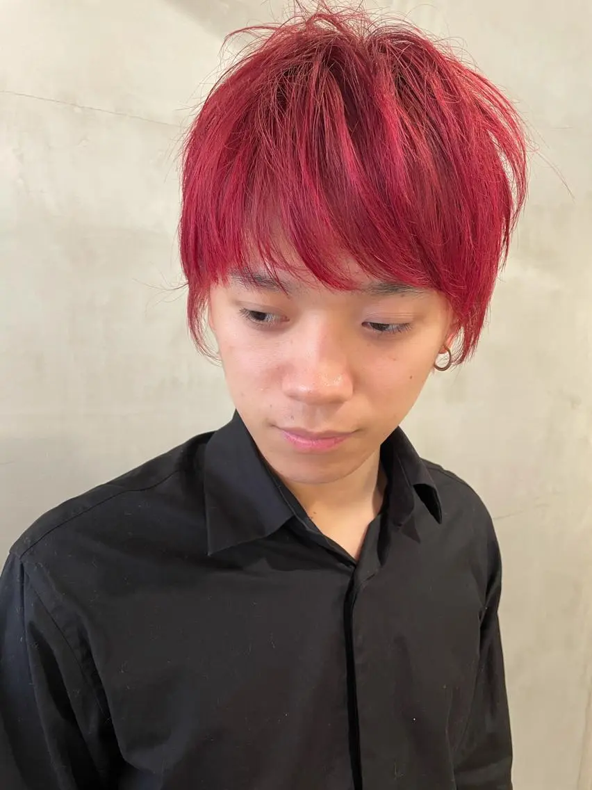ショート カラー メンズ カット ヘアカラー トリートメント 優作 〜圧倒的信頼〜のヘアスタイル