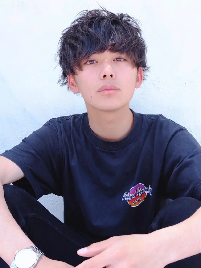 ショート パーマ くせ毛 moanin モーニンのヘアスタイル
