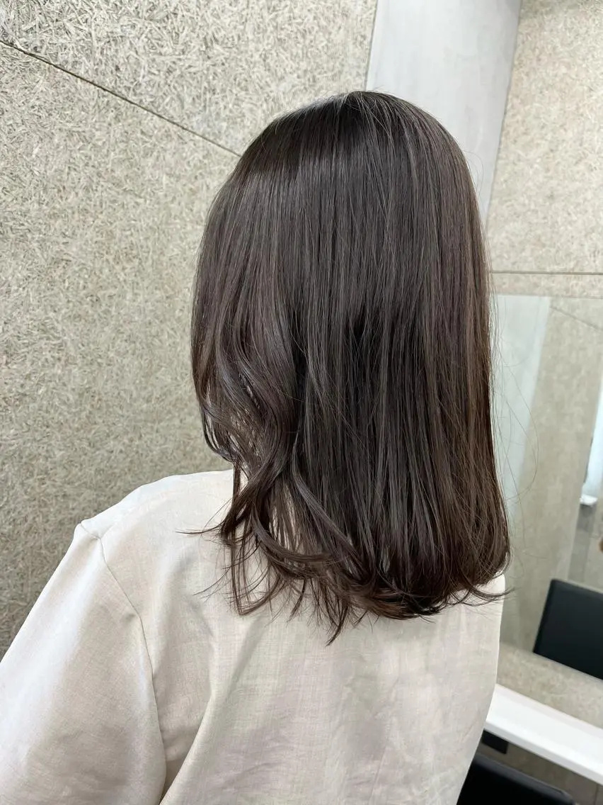 セミロング カラー ヘアアレンジ 浦安美容師🌈 Mayaのヘアスタイル