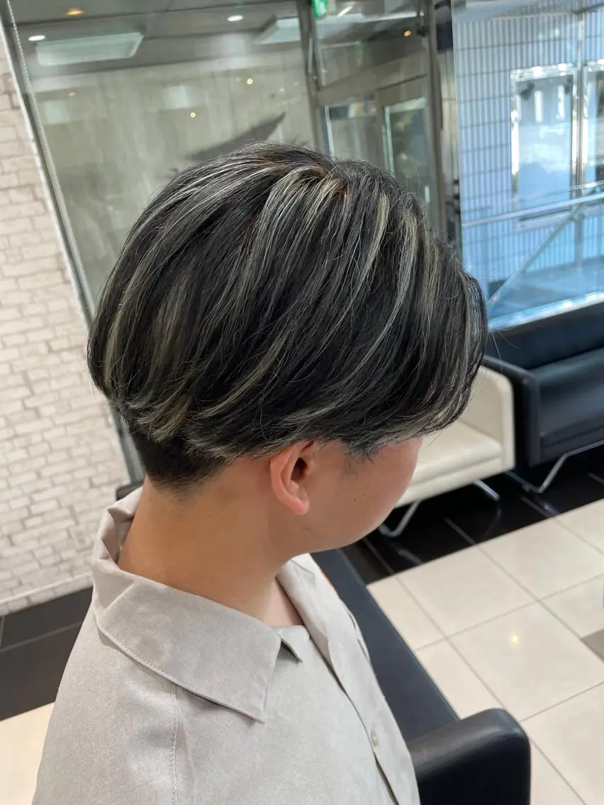 カラー メンズ カット 低ダメージ特化🌱 佐野優斗のヘアスタイル