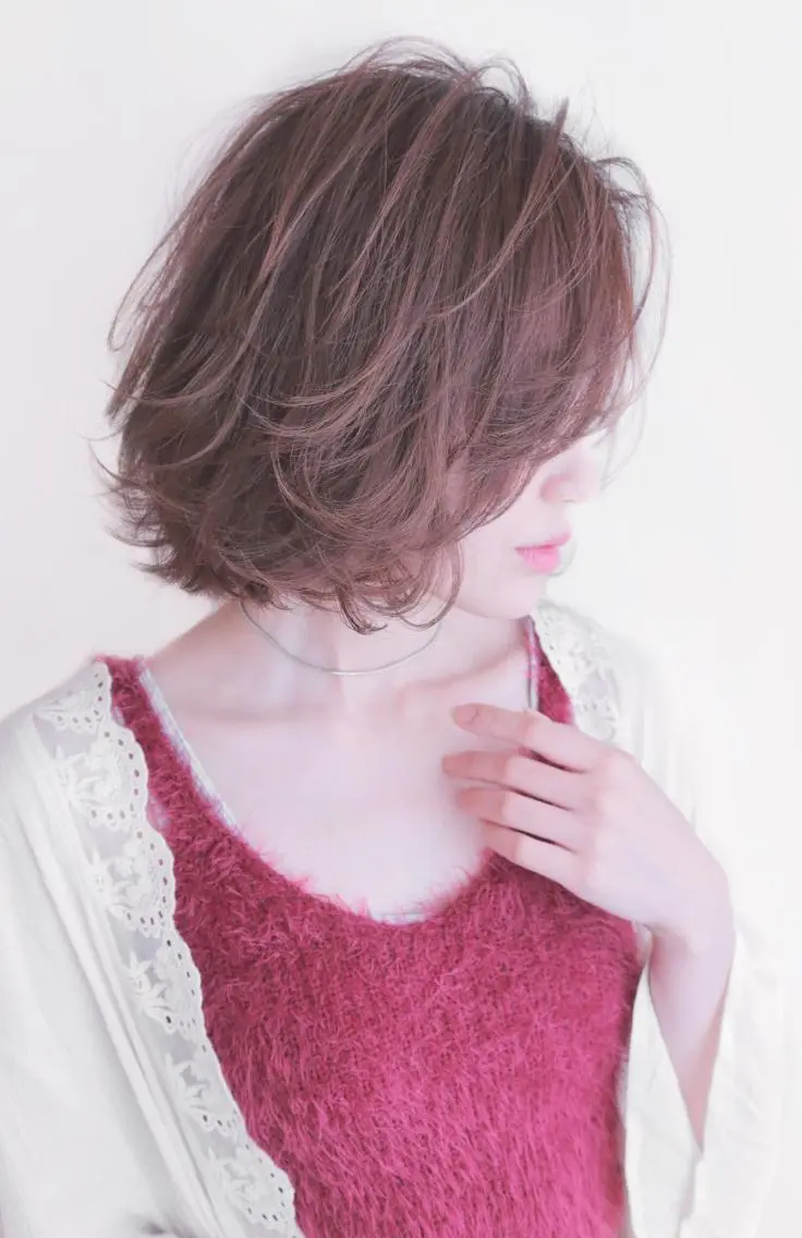 ミディアム カラー ヘアカラー トリートメント 🇰🇷韓国レイヤー 錦糸町【北山謙三】のヘアスタイル