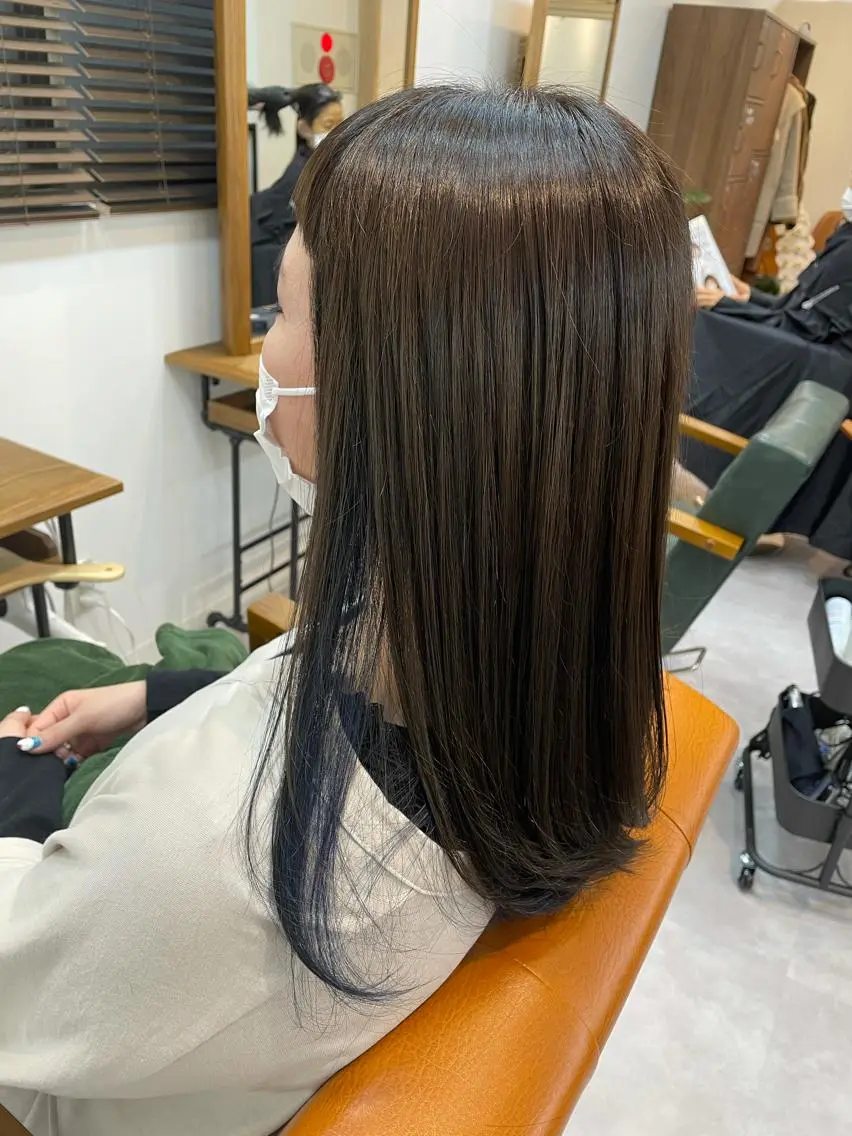 ミディアム トリートメント カット ヘアカラー トリートメント W/LIBERTY 🌸鶴岡優のヘアスタイル