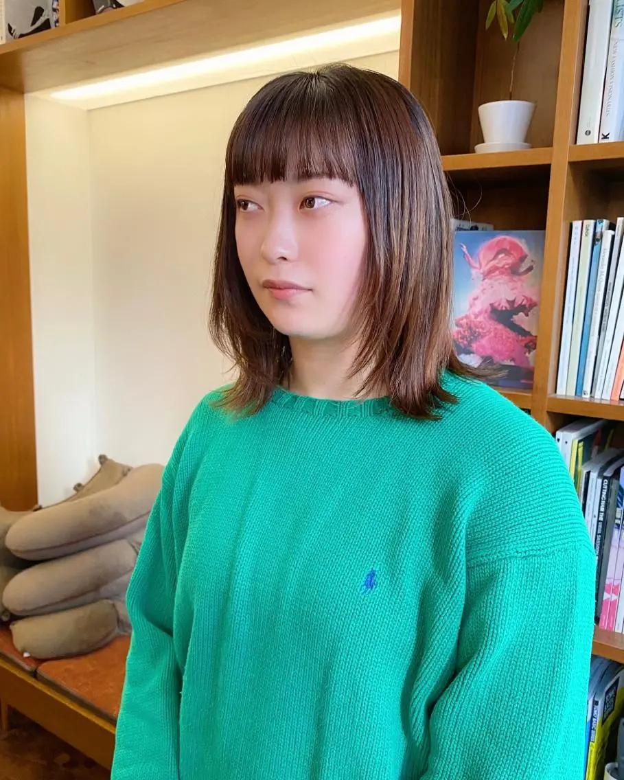 ショート パーマ 似合わせレイヤー/ ケアパーマ/高倉のヘアスタイル