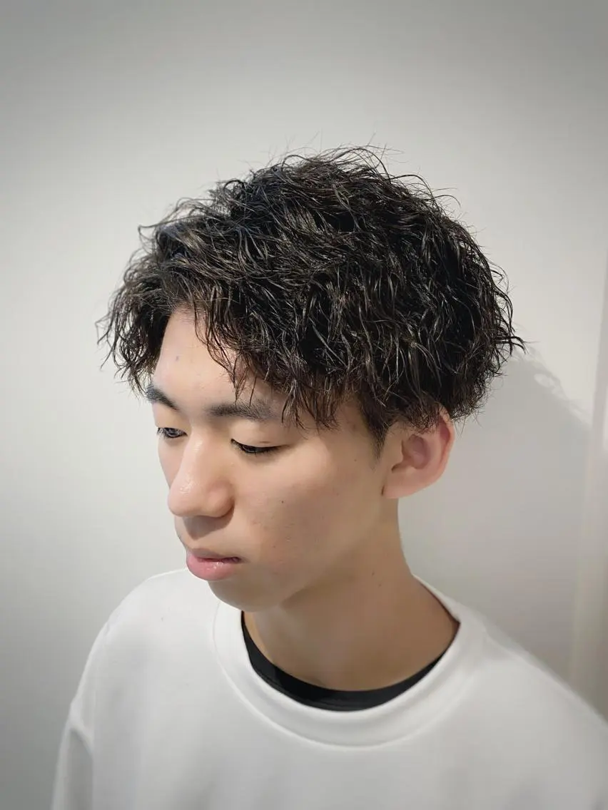 ショート カット パーマ 🤎NICHE 🤎 🌈坂口拓斗🌈のヘアスタイル