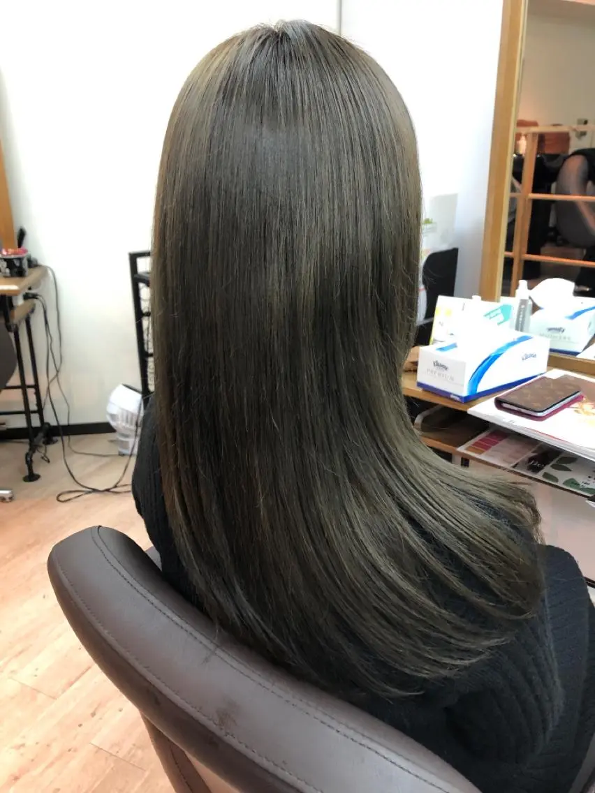 セミロング 東梅田徒歩5分☆髪質 改善☆笹次ユウタのヘアスタイル