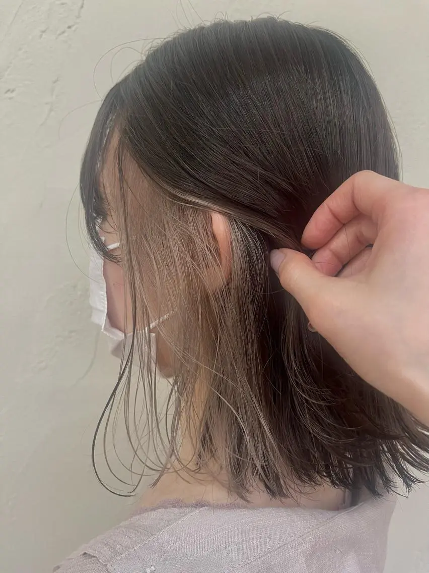ショート ヘアカラー トリートメント 関根 沙季のヘアスタイル
