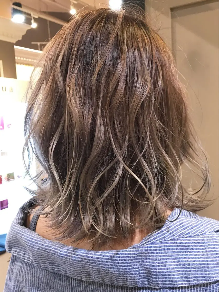 ミディアム カラー パーマ ヘアアレンジ メンズ キッズ ネイル マツエク・マツパ メンズハイライト アッシュ アッシュグレー アッシュグレージュ グレージュ パーソナルカラー☆ 永尾拓也のその他イメージ