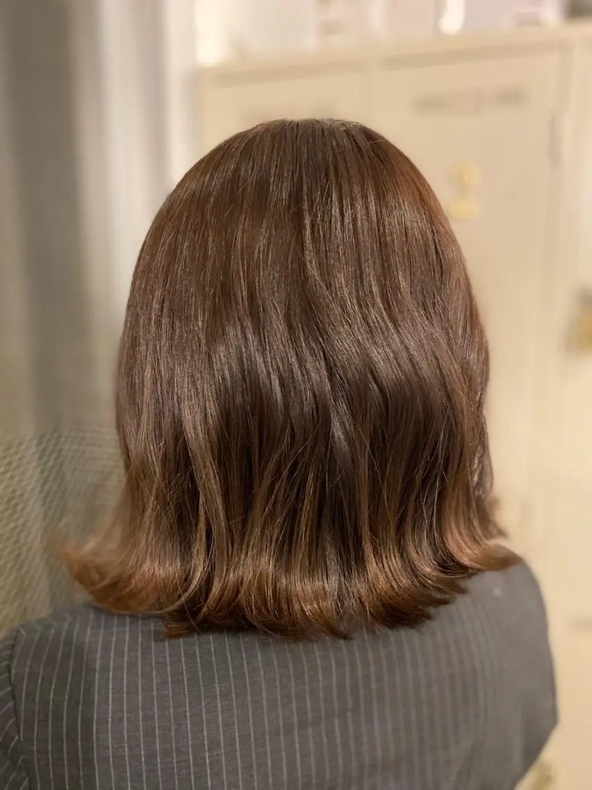 ミディアム カラー 西田辺/ タカスナオヤのヘアスタイル