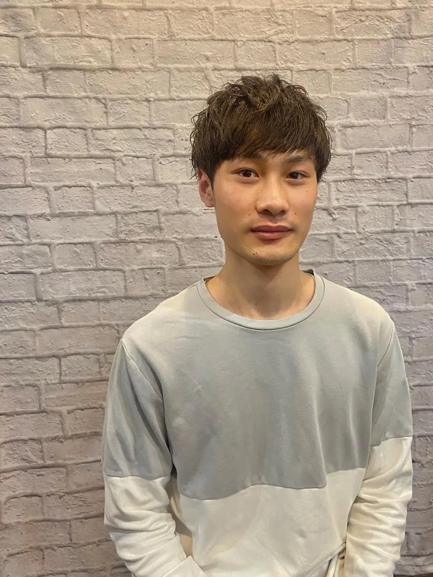 ミディアム 六本木メンズヘア 大橋勇貴のヘアスタイル