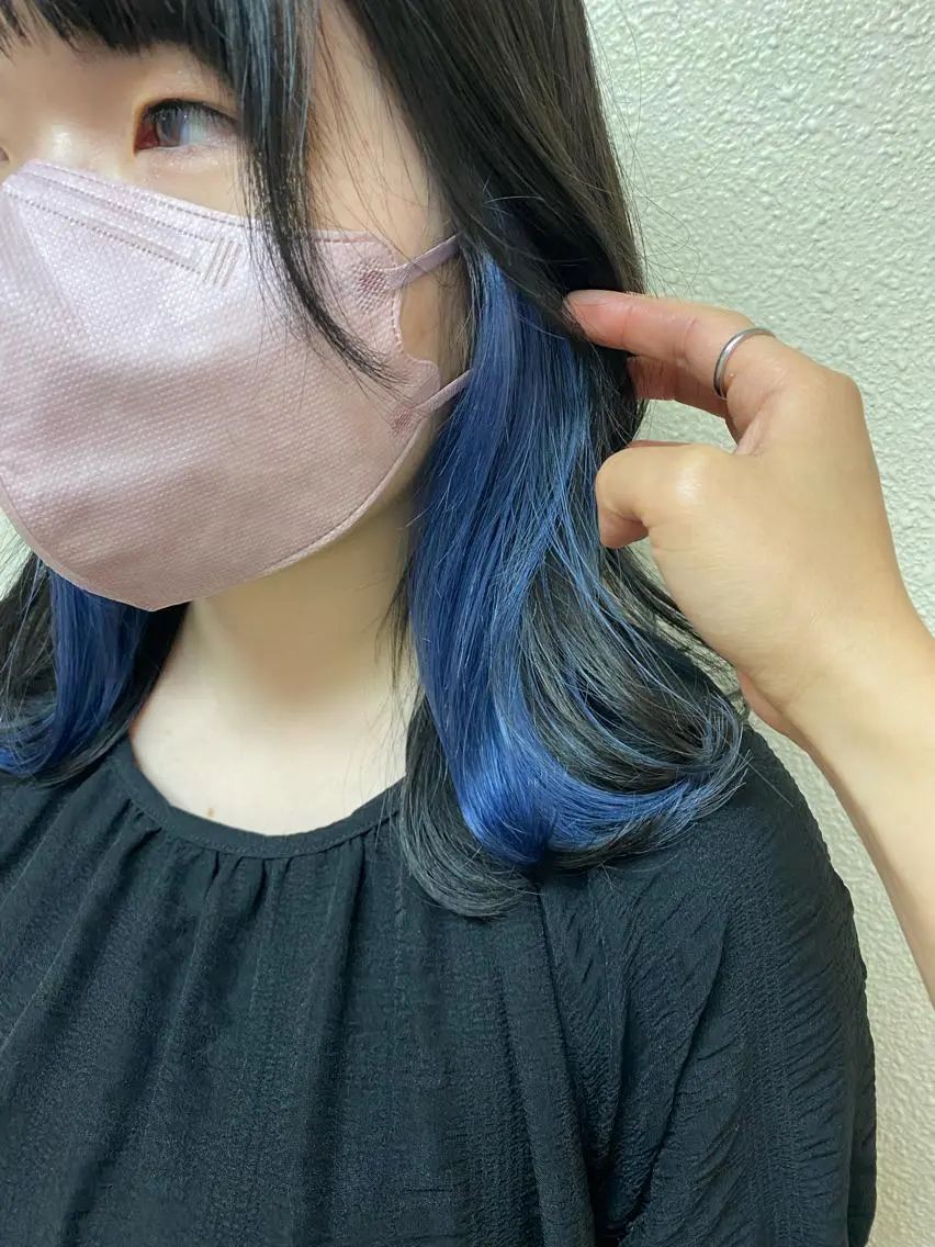 ミディアム カラー 縮毛矯正/艶カラー/ ikedaのヘアスタイル