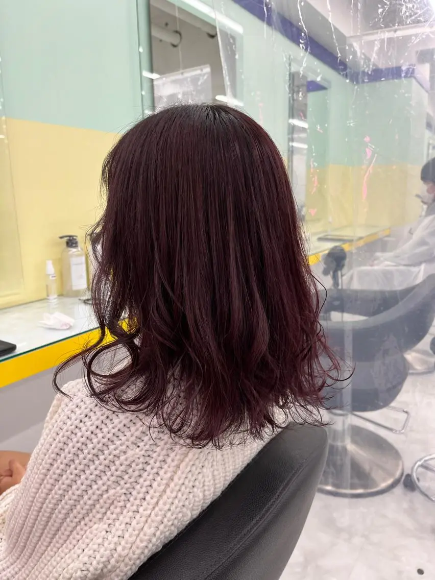 セミロング カット ヘアカラー トリートメント ヘッドスパ ヘアセット 🪞透明感カラー🫧 縮毛矯正🥇かずきのヘアスタイル