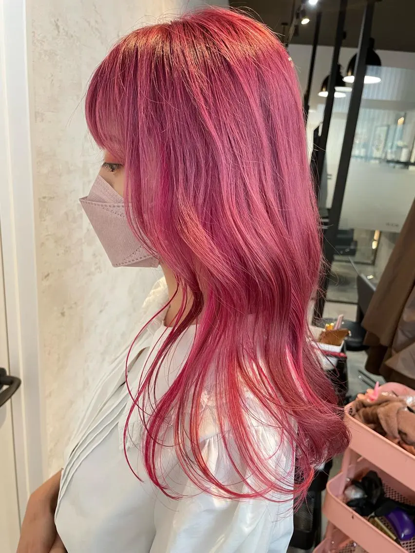 ロング カラー カット ヘアカラー 👑髪質改善カラー 中垣斗希のヘアスタイル