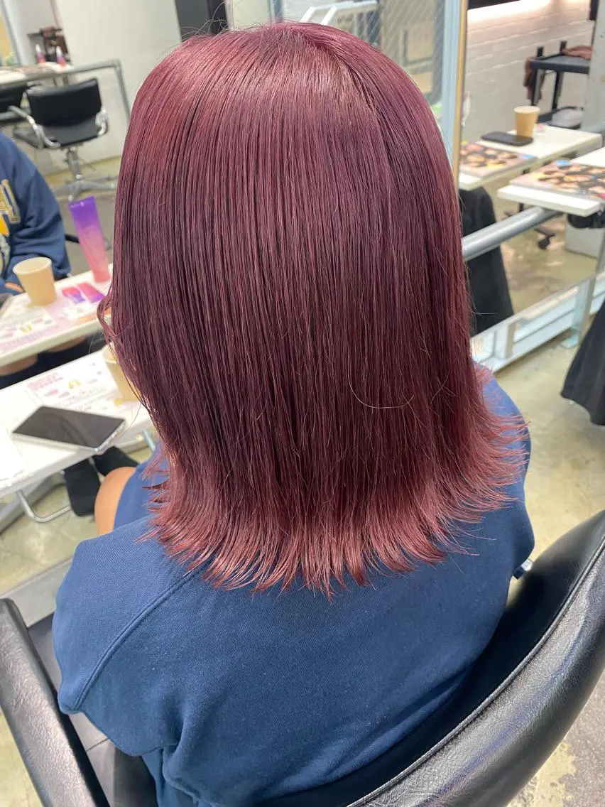 ミディアム カラー 💗💗韓国レイヤー yu-ki💗💗のヘアスタイル
