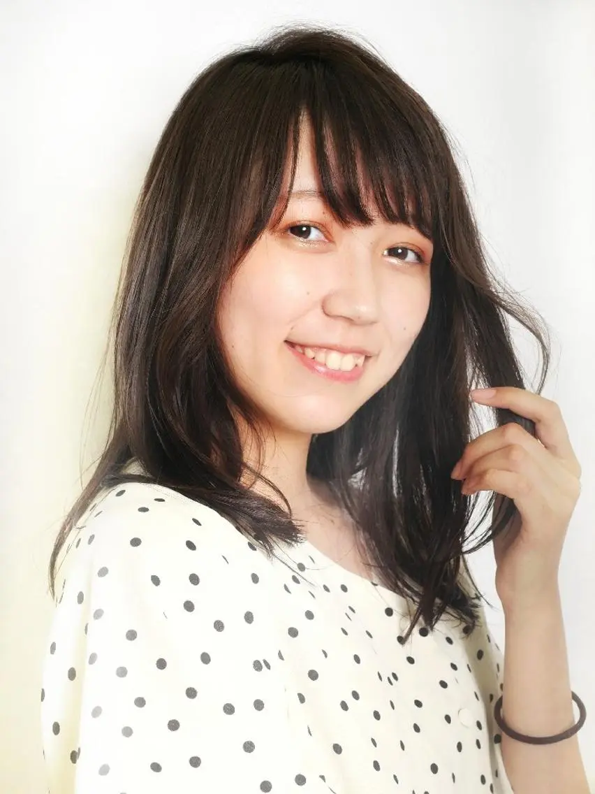 ミディアム 大人の艶髪✂️ 矢崎美紀のヘアスタイル
