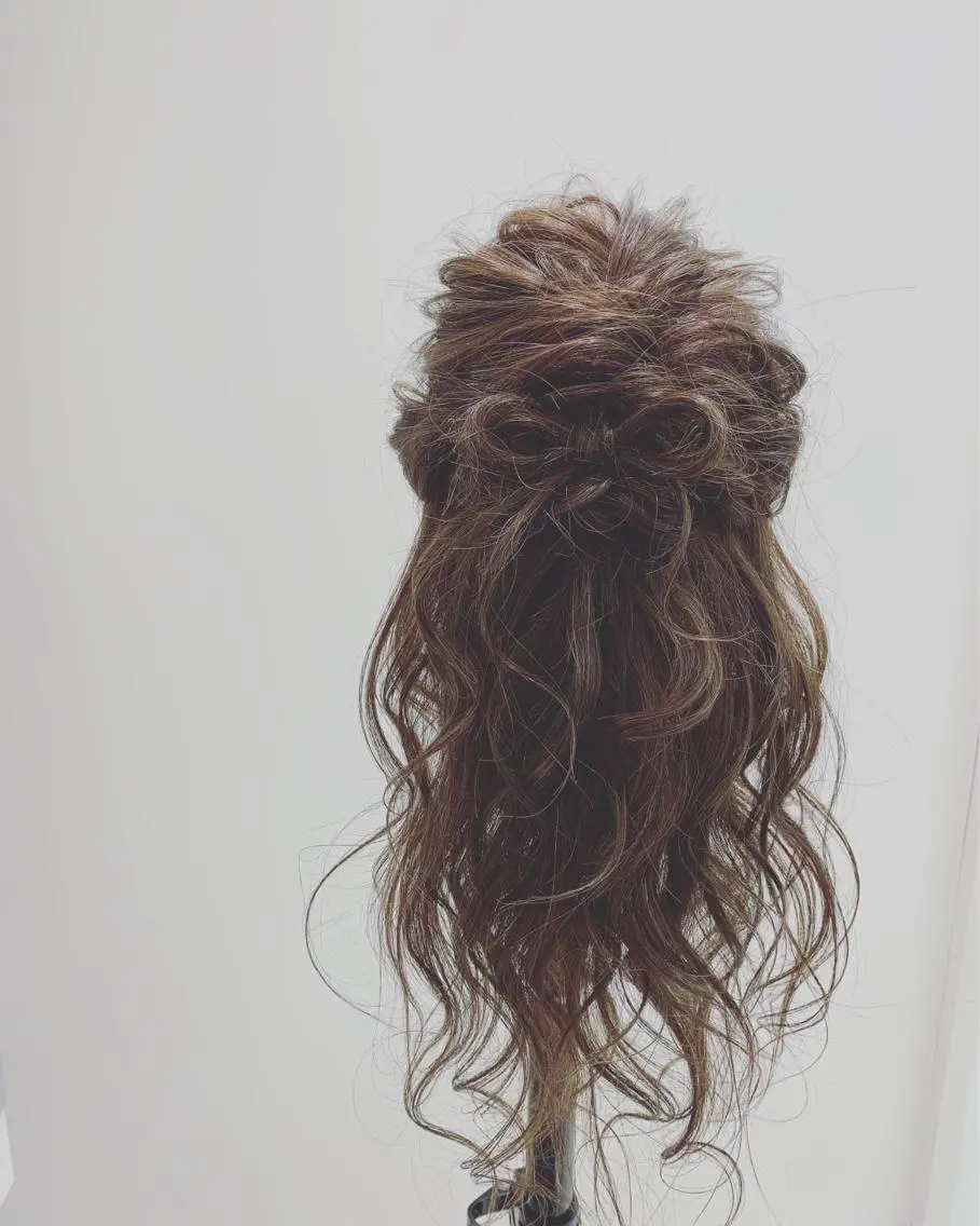 ロング ヘアアレンジ 原田 穂真のヘアスタイル