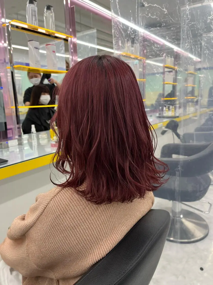 ミディアム カット ヘアカラー トリートメント ヘッドスパ ヘアセット 🪞透明感カラー🫧 縮毛矯正🥇かずきのヘアスタイル