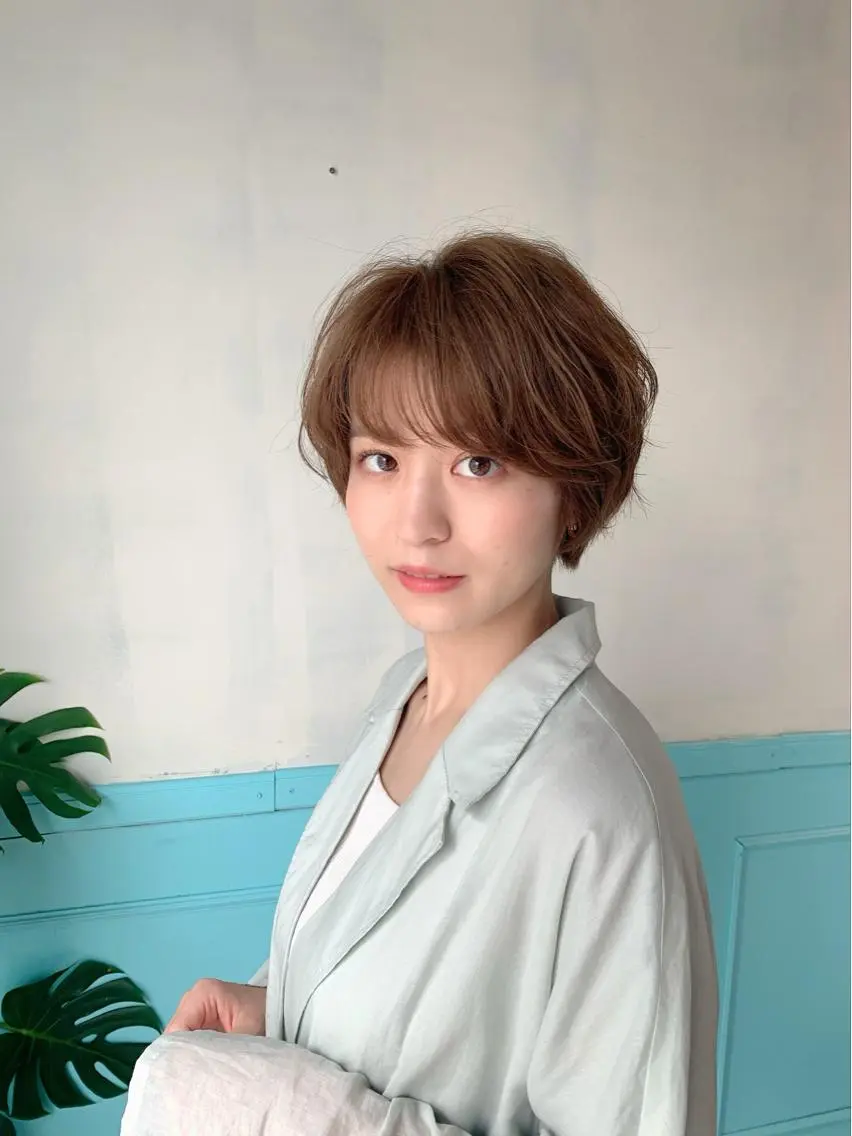 ショート カラー ✨縮毛矯正/髪質改善 錦糸町/松坂拓馬のヘアスタイル