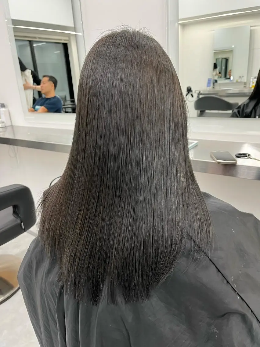 ロング カラー カット ヘアカラー トリートメント ブリーチなし💗 艶カラー 翔太郎のヘアスタイル