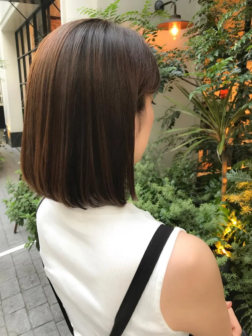 ミディアム LOMA🇰🇷 銀座クボタのヘアスタイル