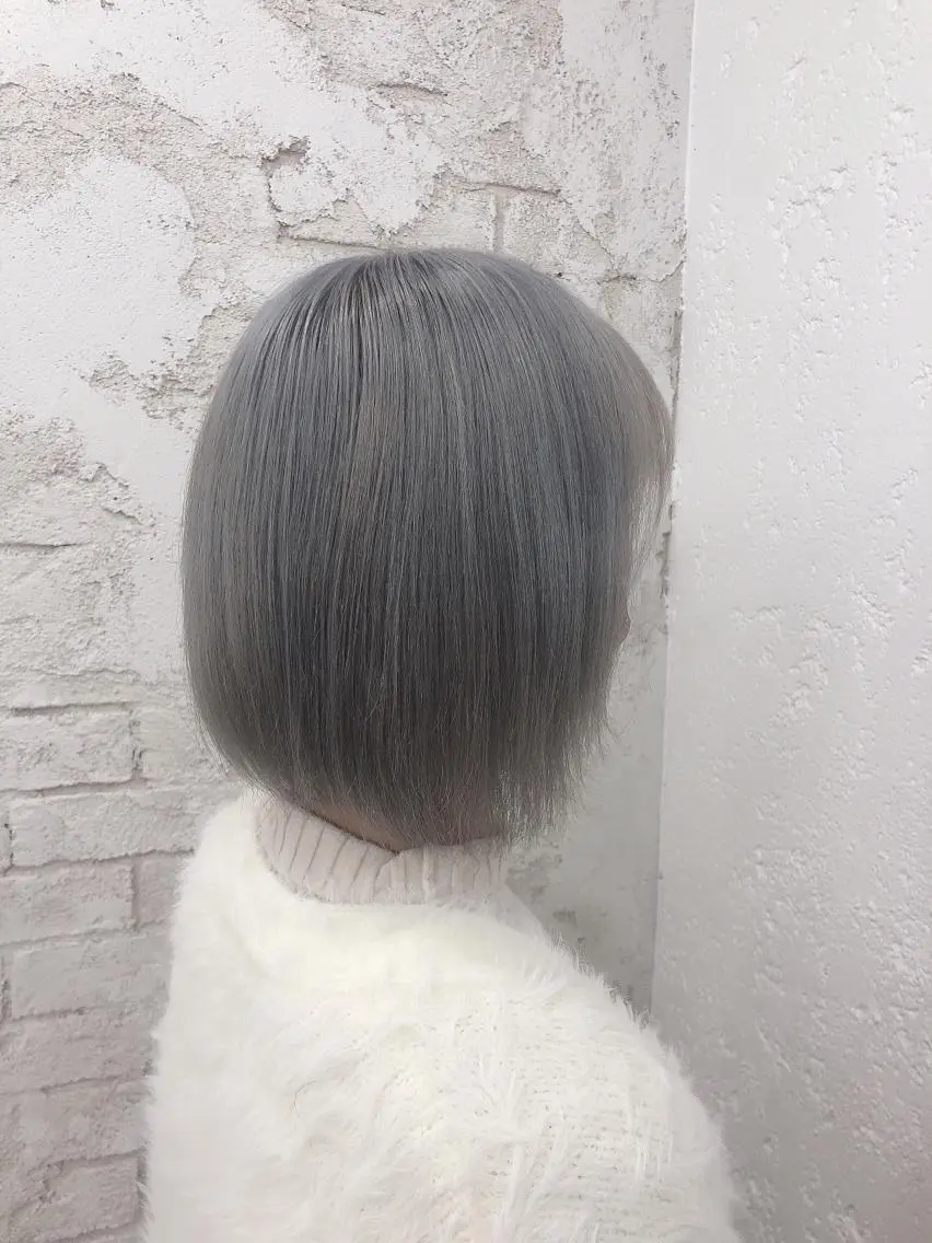 ショート カラー ヘアカラー トリートメント ヘッドスパ ヘアセット ️韓国ヘア/レイヤー カット❤️Yūkaのヘアスタイル