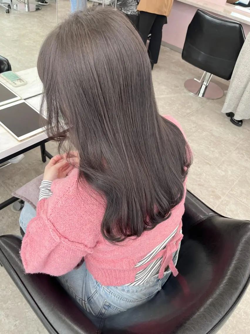 ロング ヘアカラー トリートメント MATTY yoshika 🐻のヘアスタイル