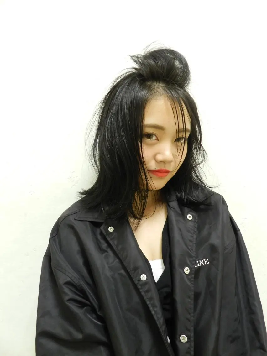 ミディアム シースルーバング Dr. MATSUMOTOのヘアスタイル