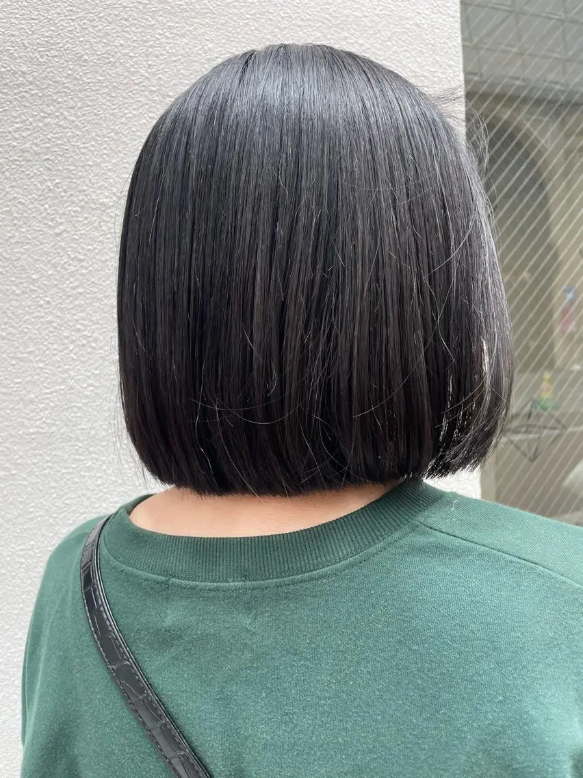 ミディアム カット ナチュラルカラー 児玉優香のヘアスタイル