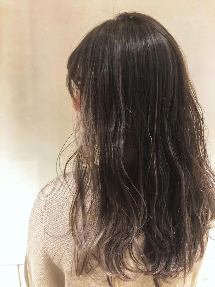 ロング カラー 清水 ちひろ ✄トップスタイリストのヘアスタイル