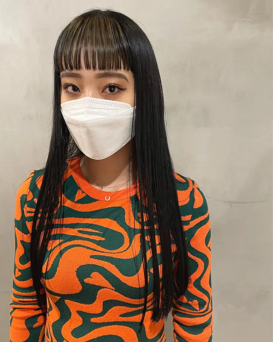 ロング カラー ハイライトカラー ハイライト カット ヘアカラー トリートメント 優作 〜圧倒的信頼〜のヘアスタイル