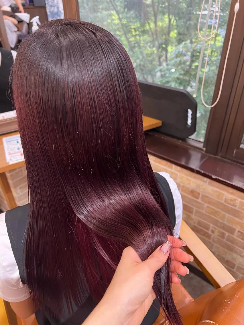 ロング カラー カット ヘアカラー トリートメント 上質髪🪐 AIRI🪷‧₊˚のヘアスタイル