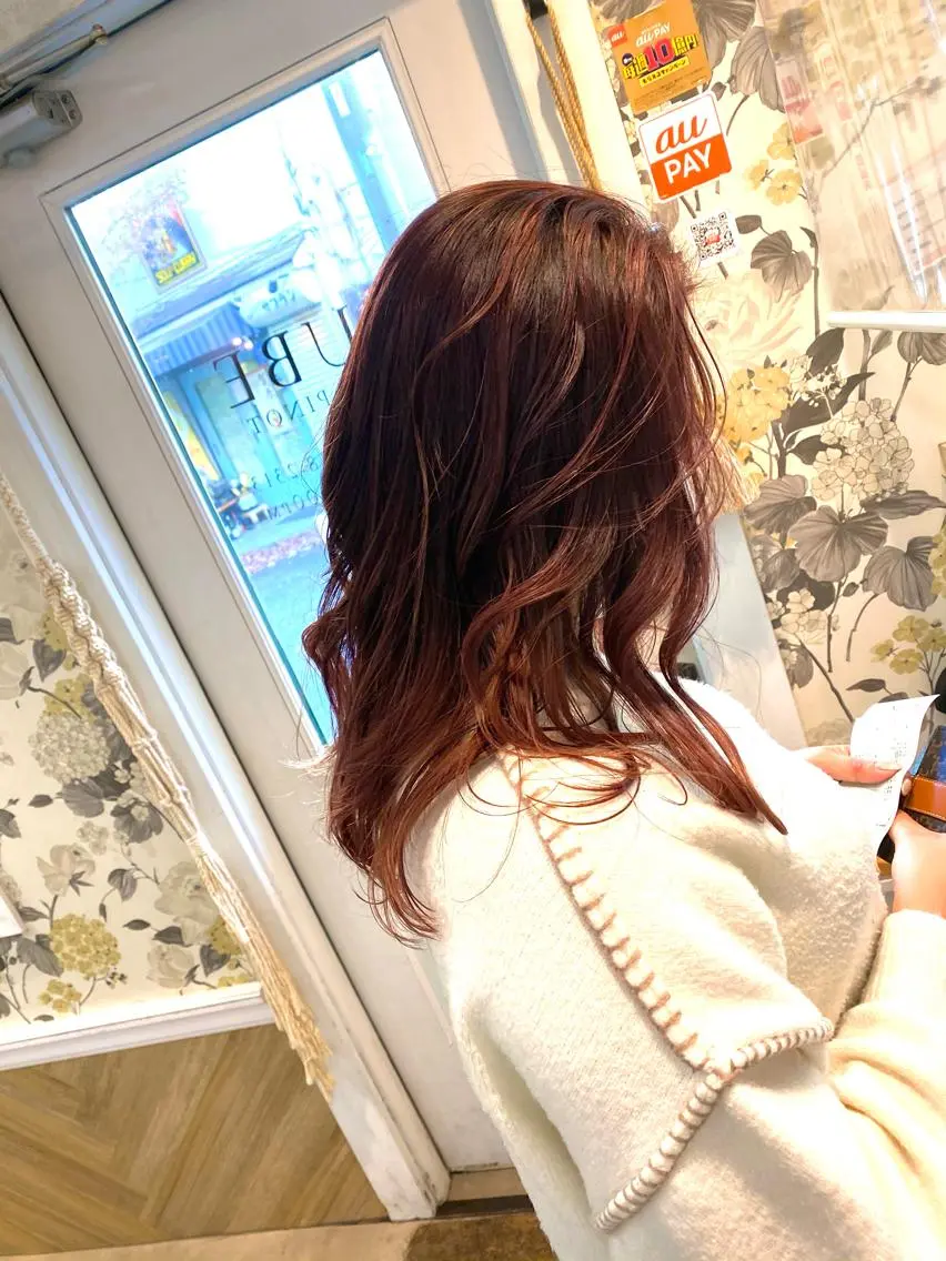 ロング レイヤーカット Sabby氏川洸希 パーマのヘアスタイル