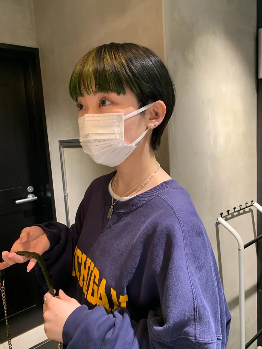 ショート カラー ヘアカラー トリートメント アンニュイヘア🪽 ayumiのヘアスタイル
