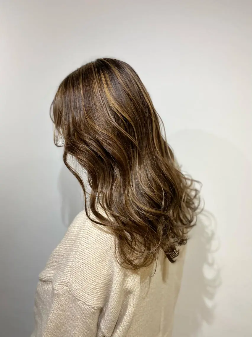 ロング カラー opus 店長大和 レイヤー/赤み消しのヘアスタイル