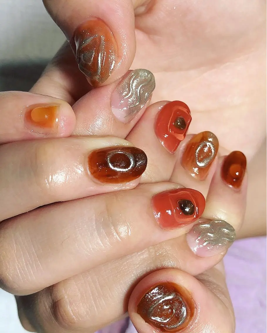 ネイル ニュアンスネイル ハンドネイル ハンドケア u sのネイルデザイン