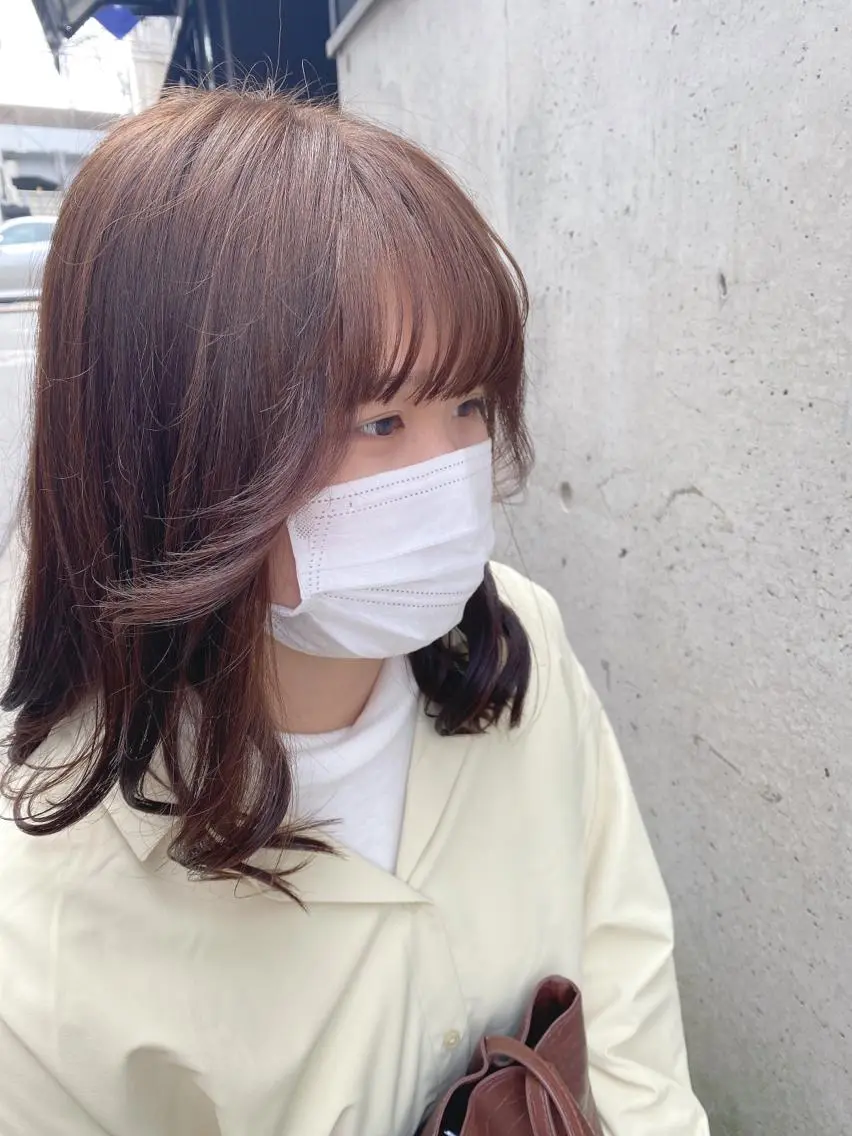 ミディアム 勝沼 佑季のヘアスタイル