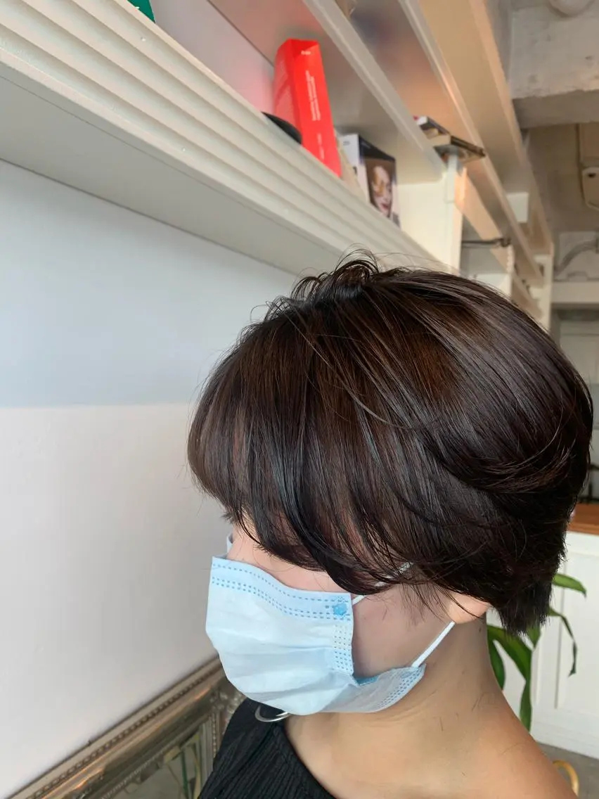 ショート 丸みショート ショートヘア カット ヘアカラー トリートメント ヘッドスパ ヘアセット 大宮/山口 竣也のヘアスタイル