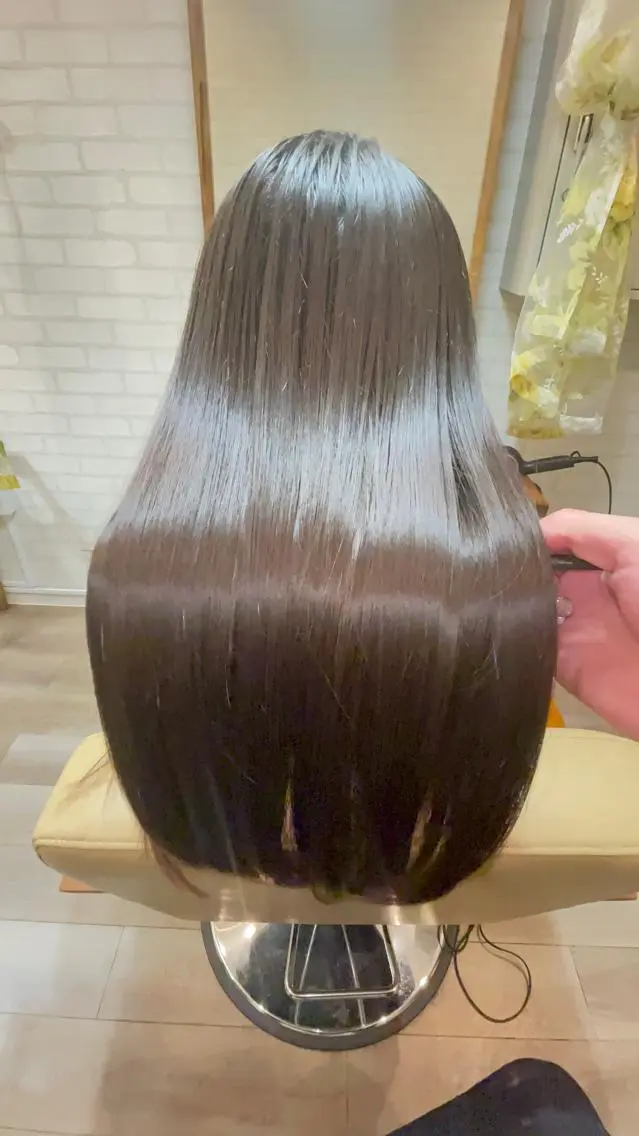 ロング トリートメント トリートメント 縮毛髪質改善特化 阿部はるかのヘアスタイル