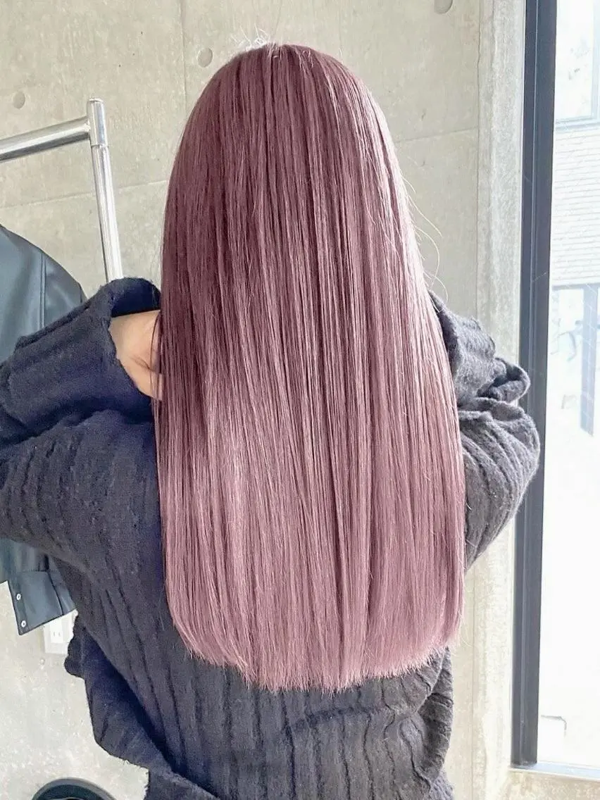 ロング カラー ラベンダーカラー ロング 🎀ブリーチ ハイト ーン ♡Kanon♡のヘアスタイル