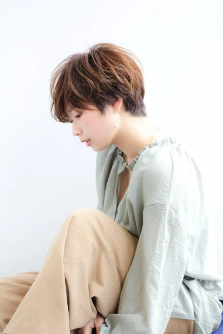 ショート カット ヘアカラー ✨関西No1✨ 春木淳也のヘアスタイル