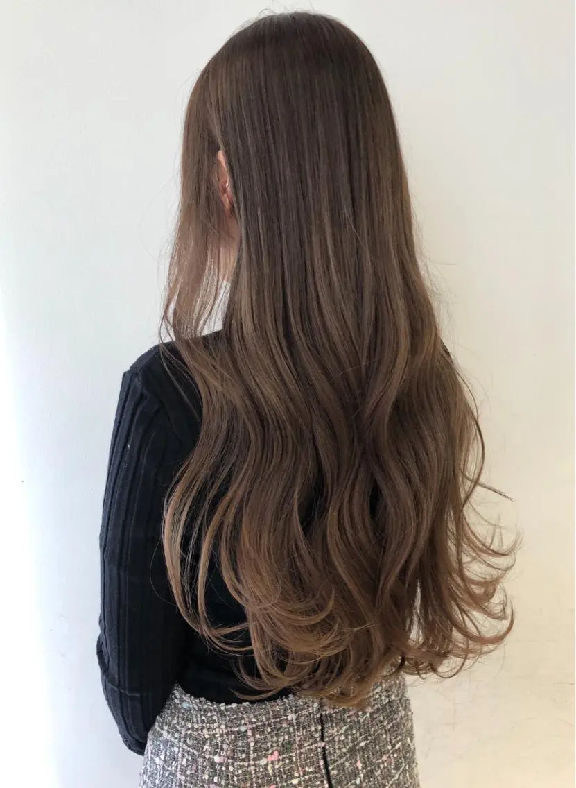 ロング カラー ヘアアレンジ 透明感カラー イルミナカラー 外国人風カラー 【公式】amble luxe池袋東口🩷のヘアスタイル