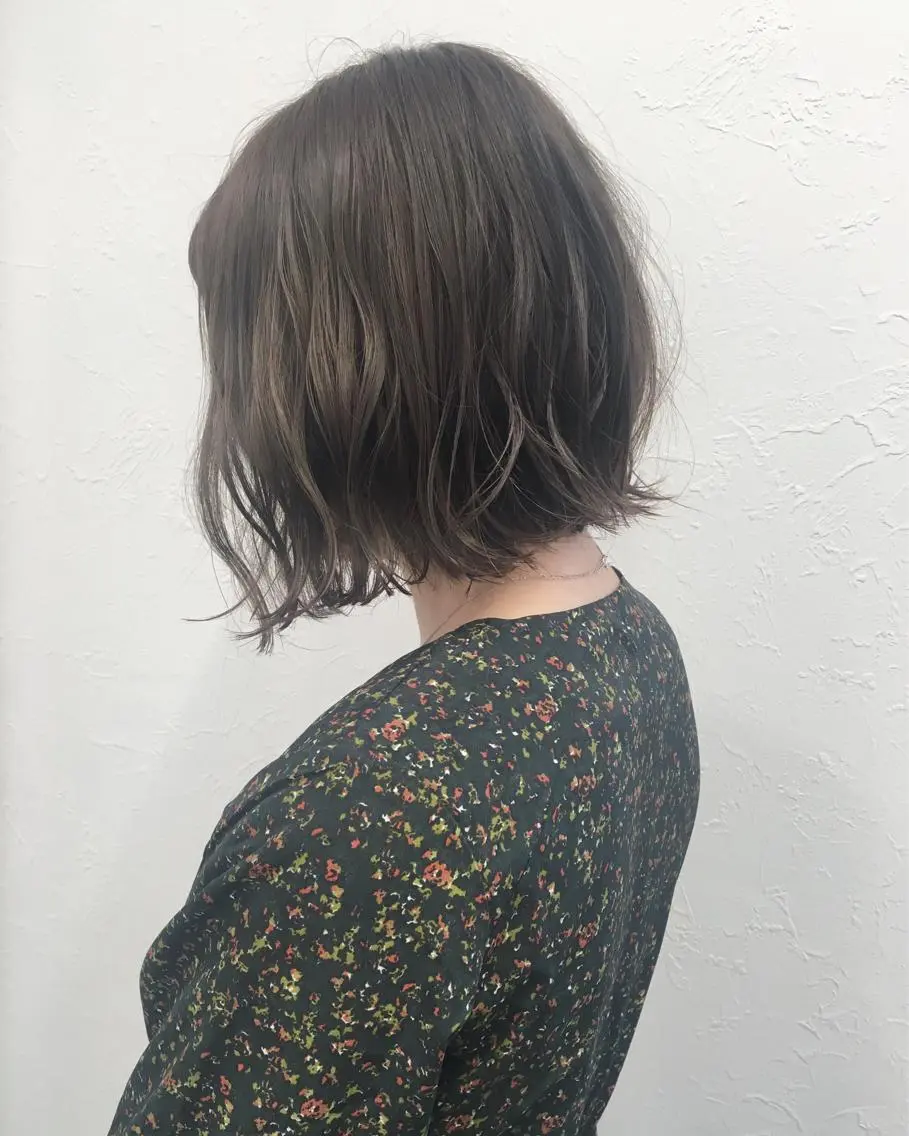 ショート カラー 透明感カラー ダブルカラー グレージュ イルミナカラー ヘアカラー 🤍2nd🤍田所 美希のヘアスタイル