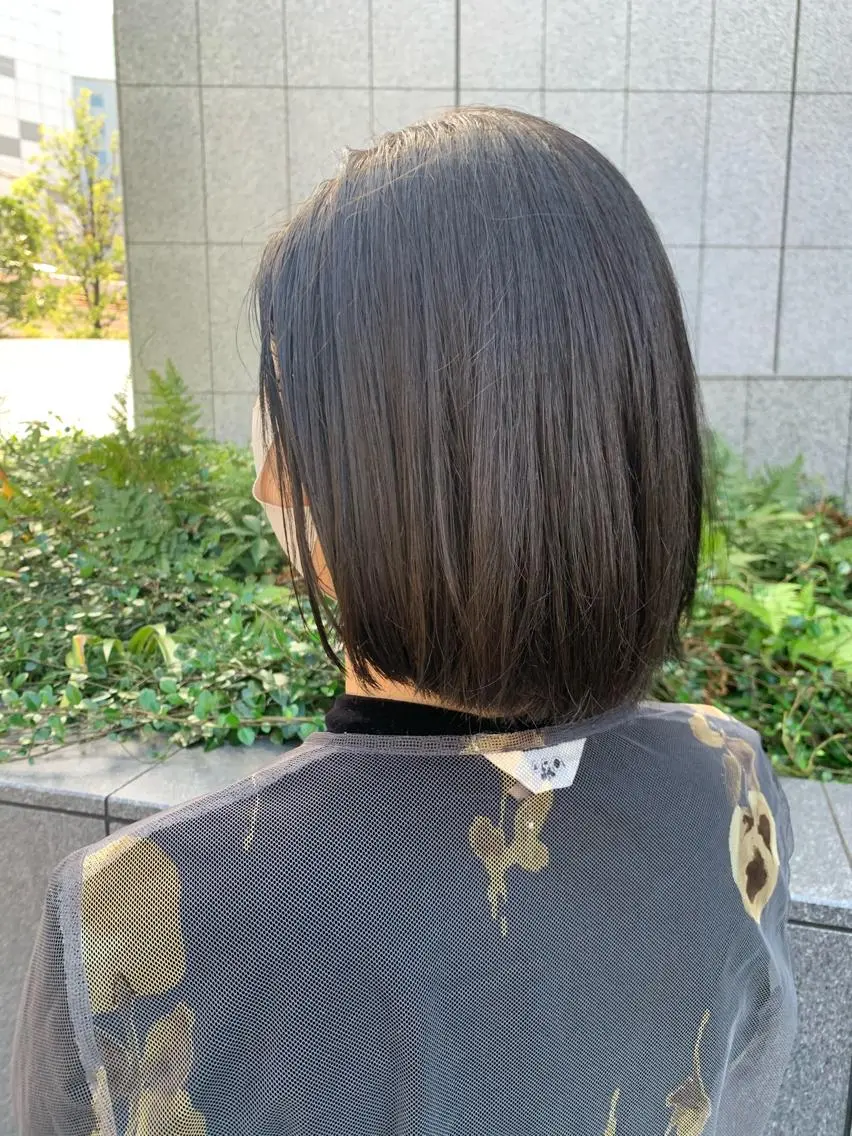 ショート カラー ブリーチなし透明感 🍀梅田・増田のヘアスタイル