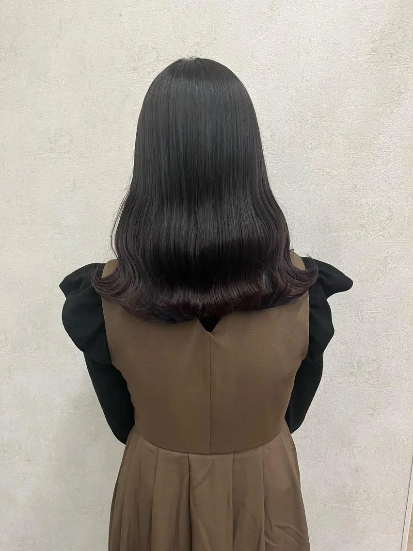 セミロング カラー メンズ特化 タメイシのヘアスタイル