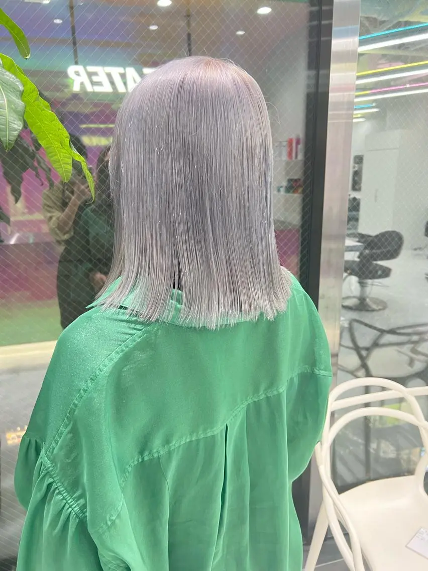 ミディアム カラー パーマ ヘアアレンジ メンズ キッズ ネイル マツエク・マツパ アイブロウ KANAMI 🌏のヘアスタイル