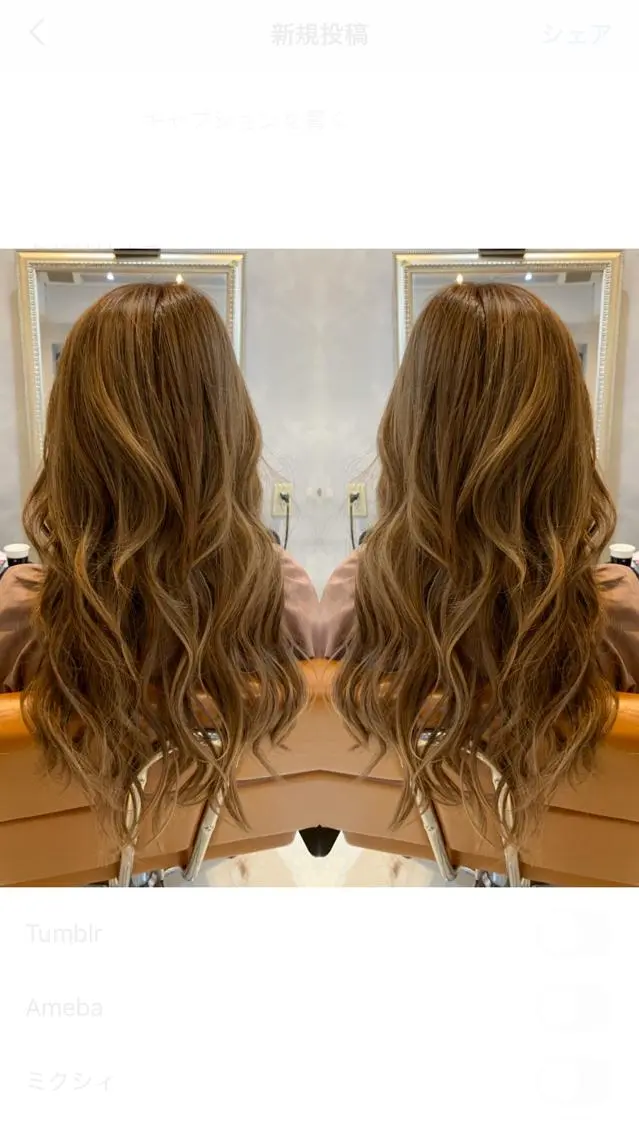 ロング 美魔女 美容師NAOのヘアスタイル