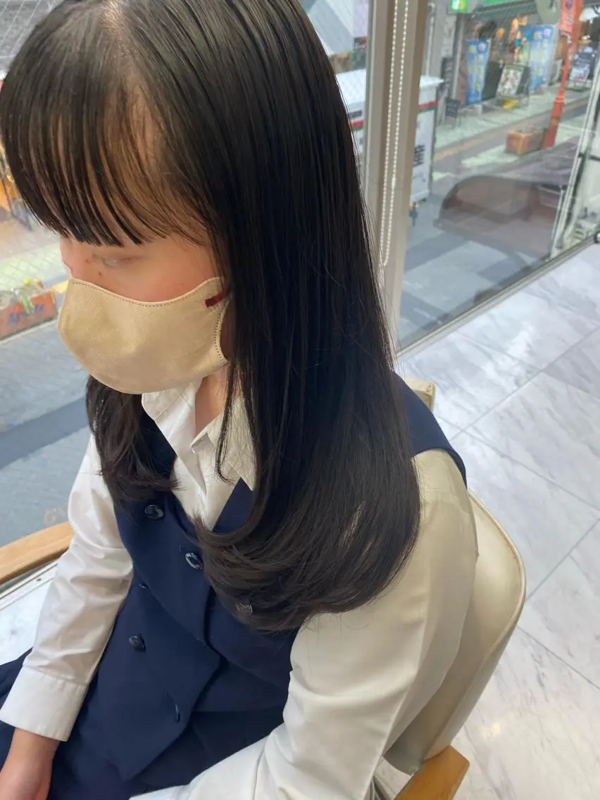 ロング レイヤーカット シャギー 目黒 碧人のヘアスタイル