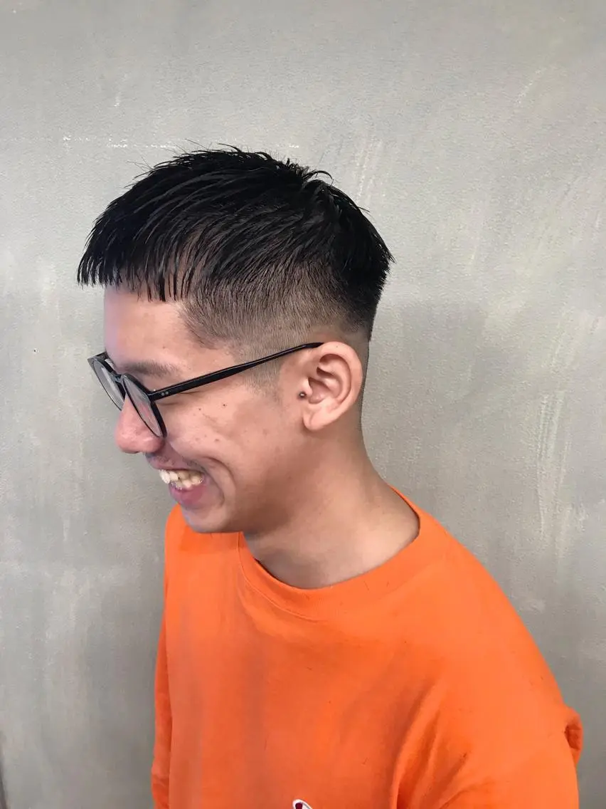 ショート カラー パーマ メンズ kobayashi $hogoのヘアスタイル